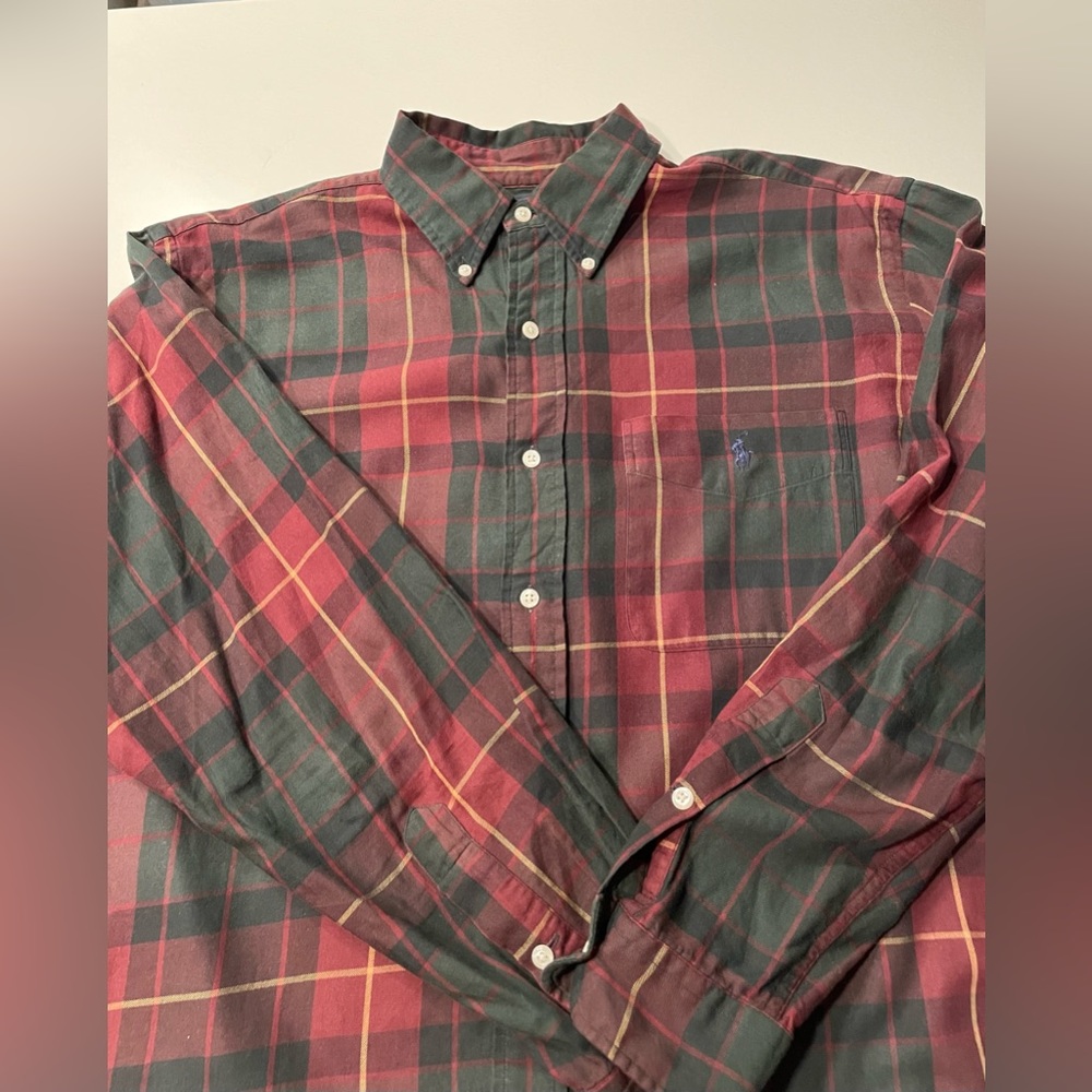 Ralph Lauren polo, long sleeve shirt, Blaire style, size medium.